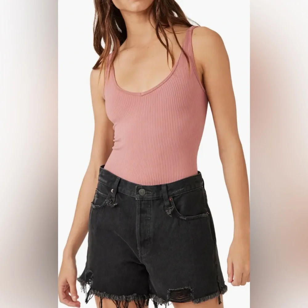 NWT Free People XYZ Recycled Bodysuit - Picture 3 of 4